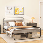 Single/double/king Metal Bed Frame With Under Bed Storage | Double