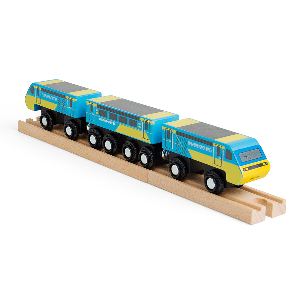 Wooden Replica of the Intercity 125 Train