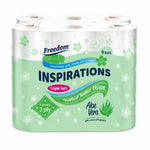 Freedom Aloe Vera 3-ply 45 Rolls + Rhino Jumbo Kitchen Towels 24 Rolls