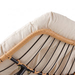 Modern Rocking Chair with Cushion – Compact | Beige