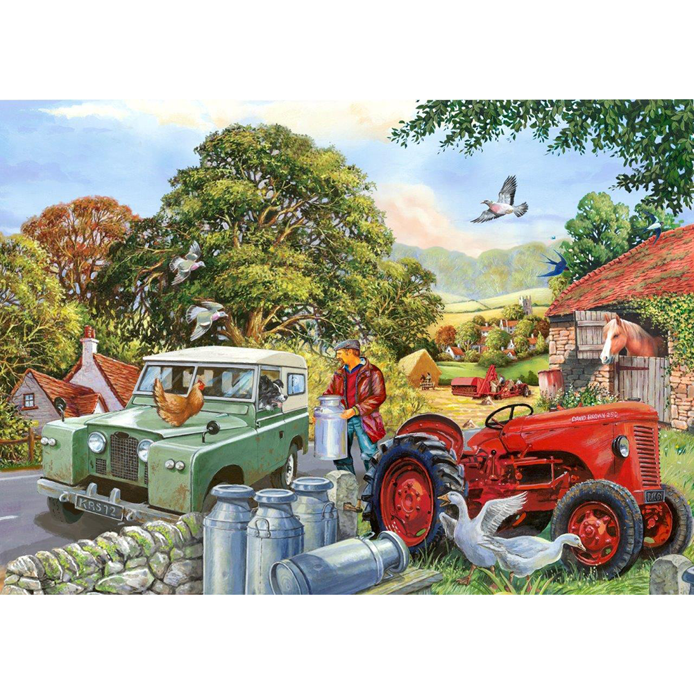 Bob & His Dog - Big 500 Piece Jigsaw Puzzle For Adults & Kids, With Extra Large Pieces
