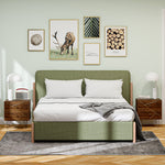 HOMCOM Bedside Tables Set Of 2, Modern Side Table Set 2 Drawers