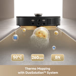 MOVA V50 Ultra Complete Robot Vacuum Cleaner And Self-emptying Scrubber With 24000 Pa Suction