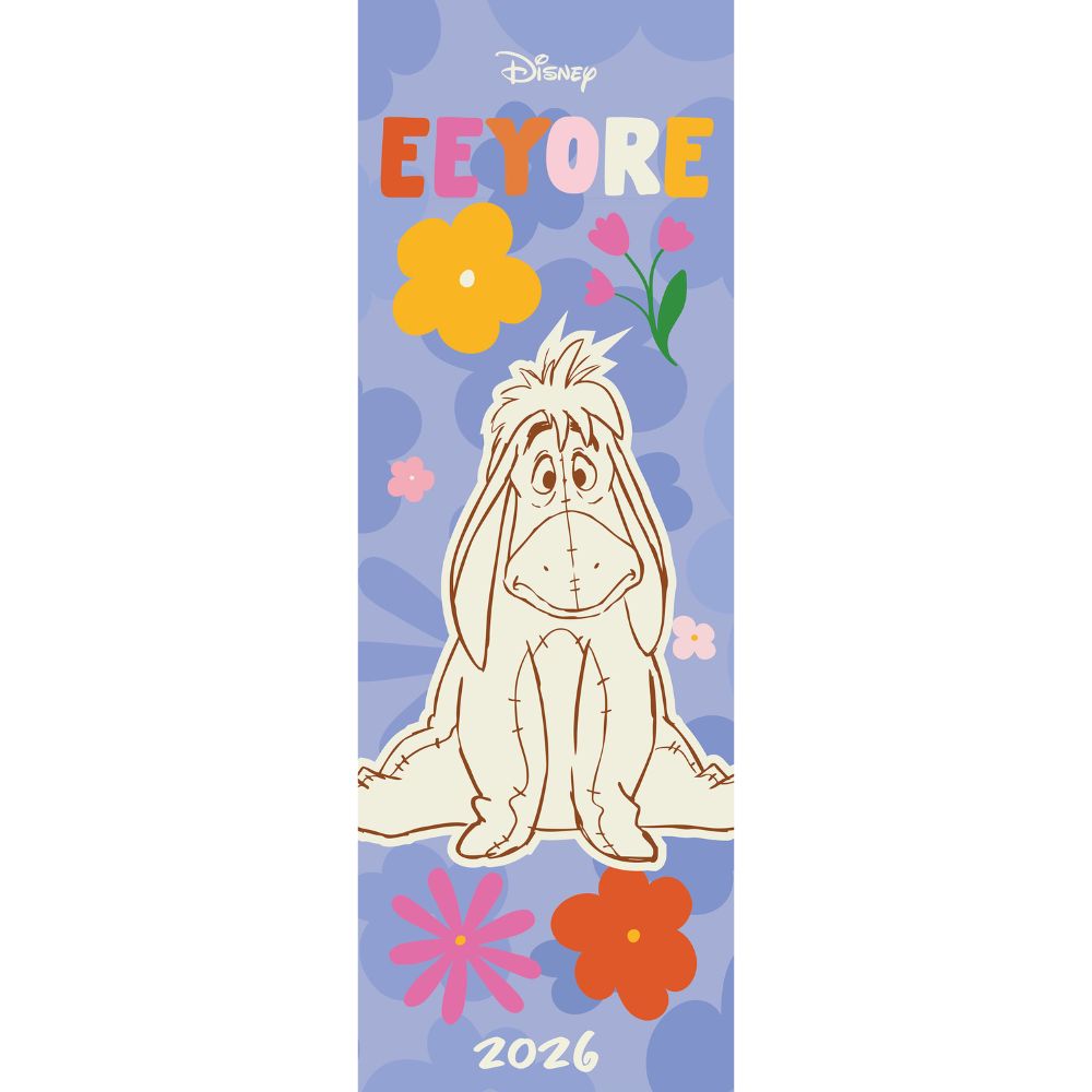 Disney Eeyore 2026 Slim Calendar Official Product