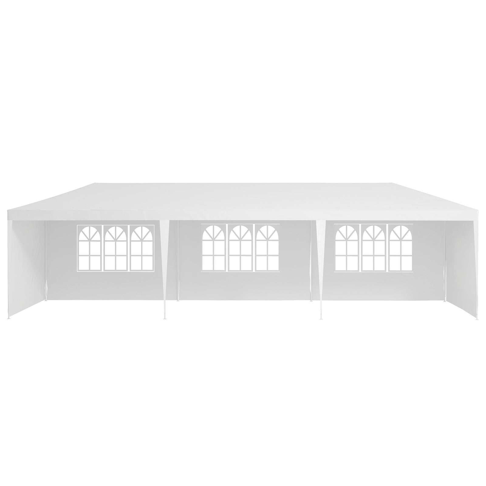 9m X 3m Outdoor Garden Gazebo Wedding Party Tent Canopy | White