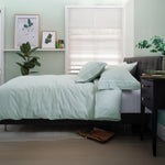 Southport Green 100% Cotton Cuffed Finish Duvet Cover Set | King | Green