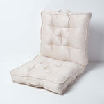 Travel Support Booster Cushion | 50cm x 50cm | Cream