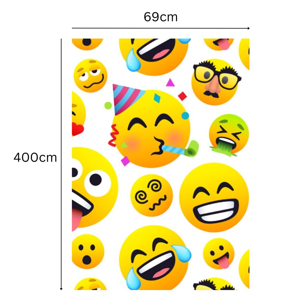 Emoji 4m Roll Birthday Wrapping Paper