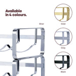 Metal Wine Rack Countertop Organiser For 4 To 16 Bottles | Silver