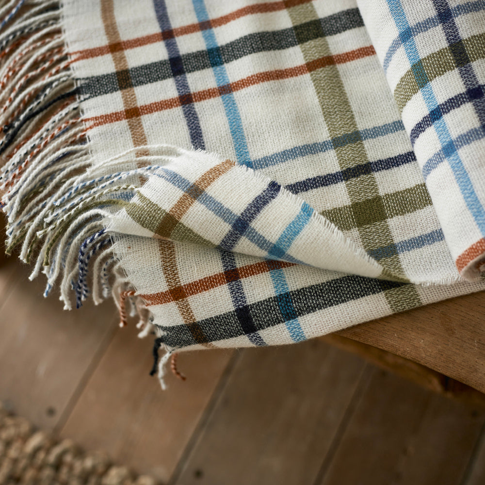 Buxton Supersoft Knitted Throw | 130cm x 160cm | Multi Colour