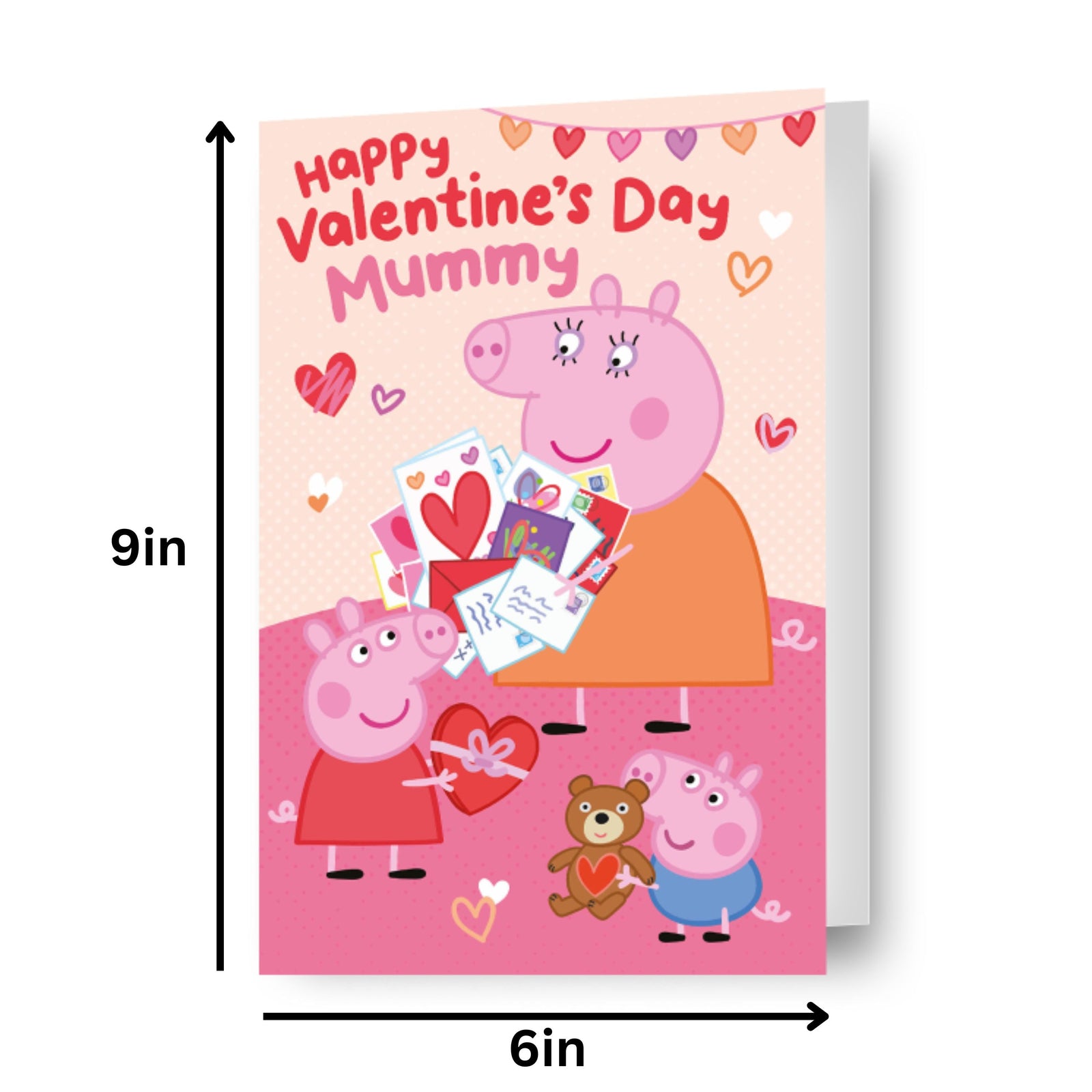 Peppa Pig Mummy' Valentine's Day Card Official Product