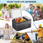 20l/25l Car Fridge Freezer Portable Compressor Car Refrigerator 12/24v Electric Cooler For Camping Down To -20℃ | Large