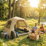 Pop Up Tent Waterproof Camping Tents 2-3 People | Khaki