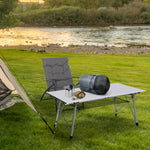 Portable Roll-up Aluminium Folding Picnic Table Outdoor