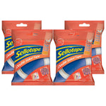 Double Sided Tape For Everyday Use With Easy Peel 12mmx33m, 4pk