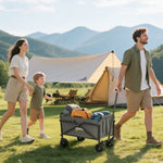 41l Festival Trolley, 60kg Heavy Duty Folding Trolley Cart | Grey