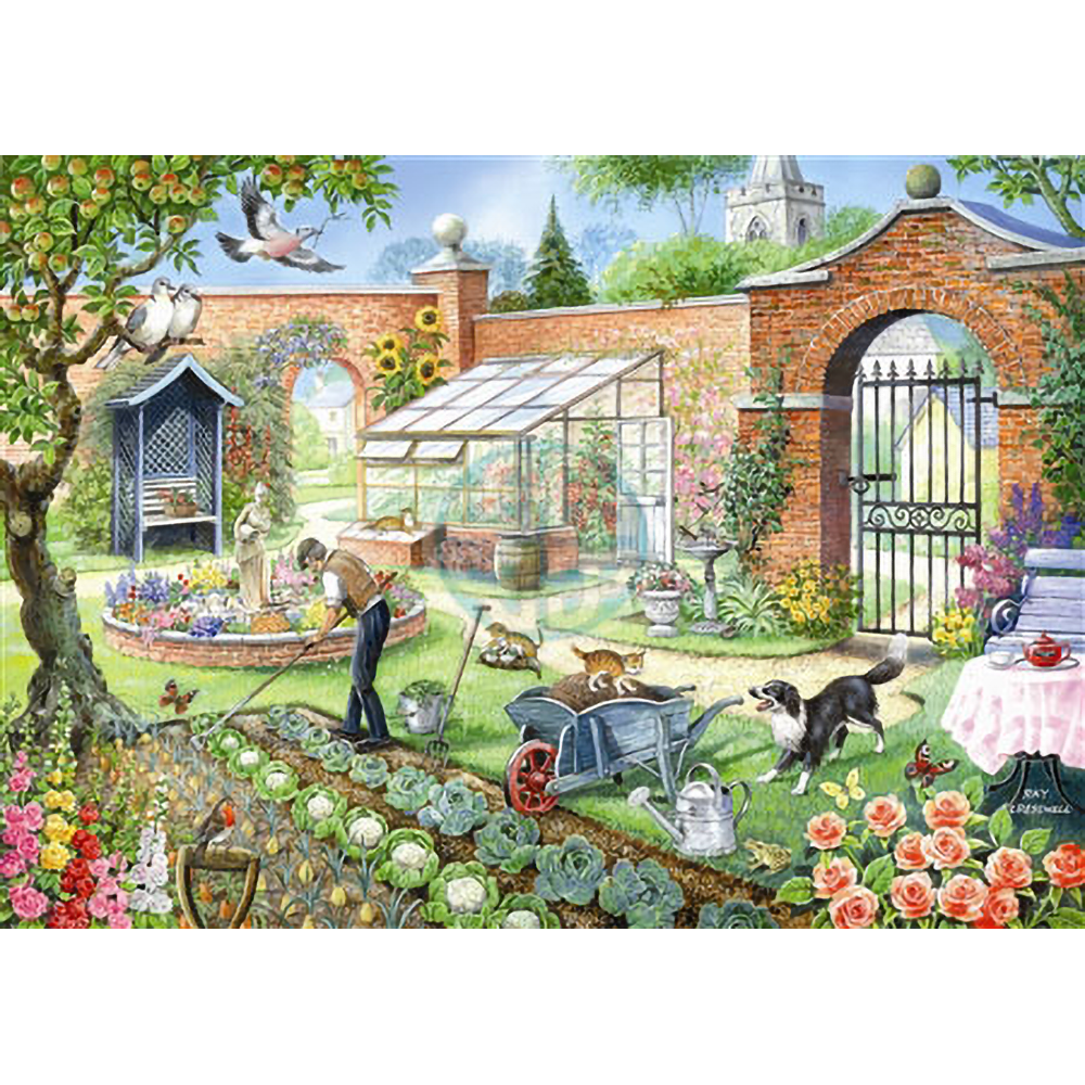 Kitchen Garden - 1000 Piece Jigsaw Puzzle For Adults