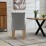 Set Of 2 Ravenna Velvet Dining Chairs | Silver