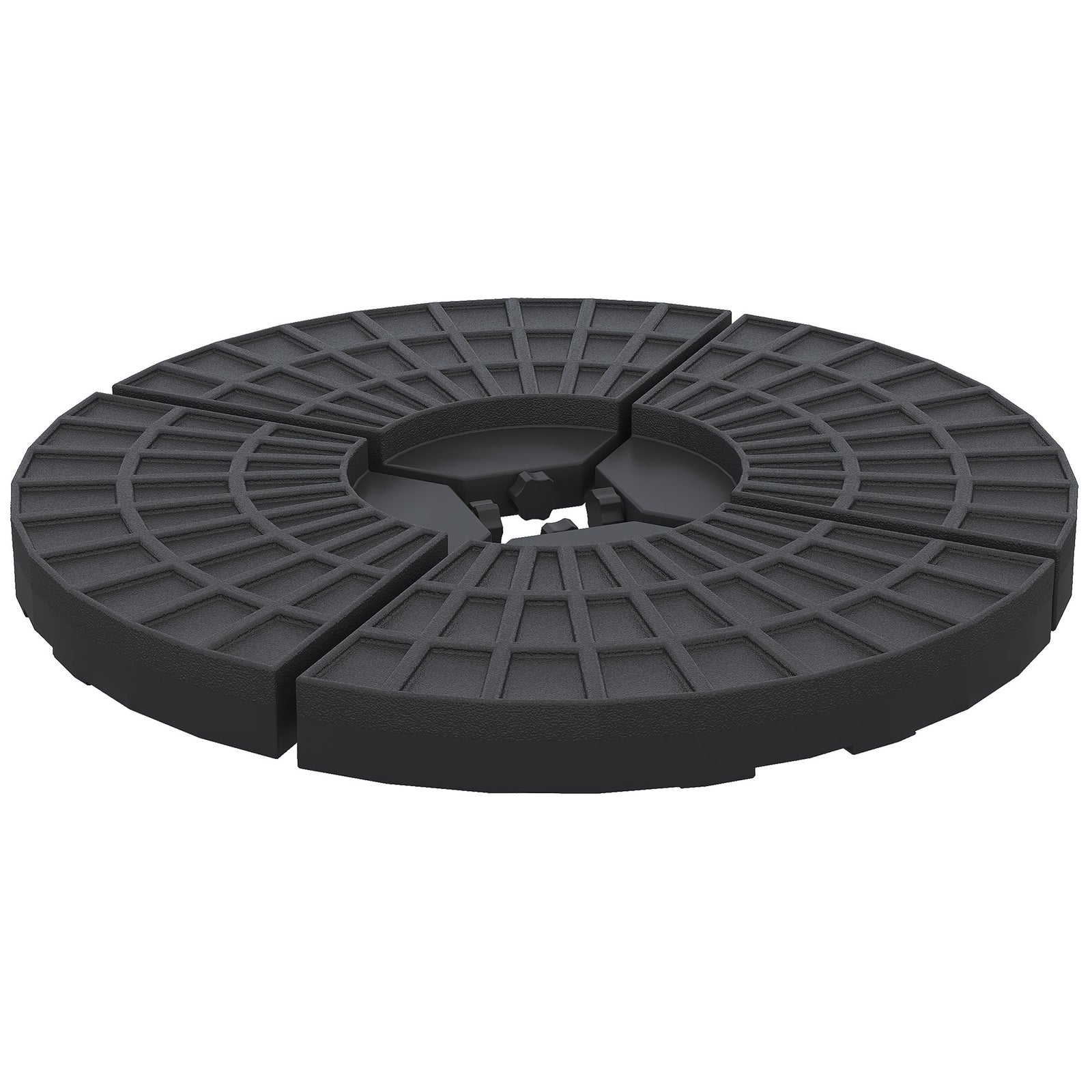 4pc Parasol Base, Up To 70kg, Outdoor