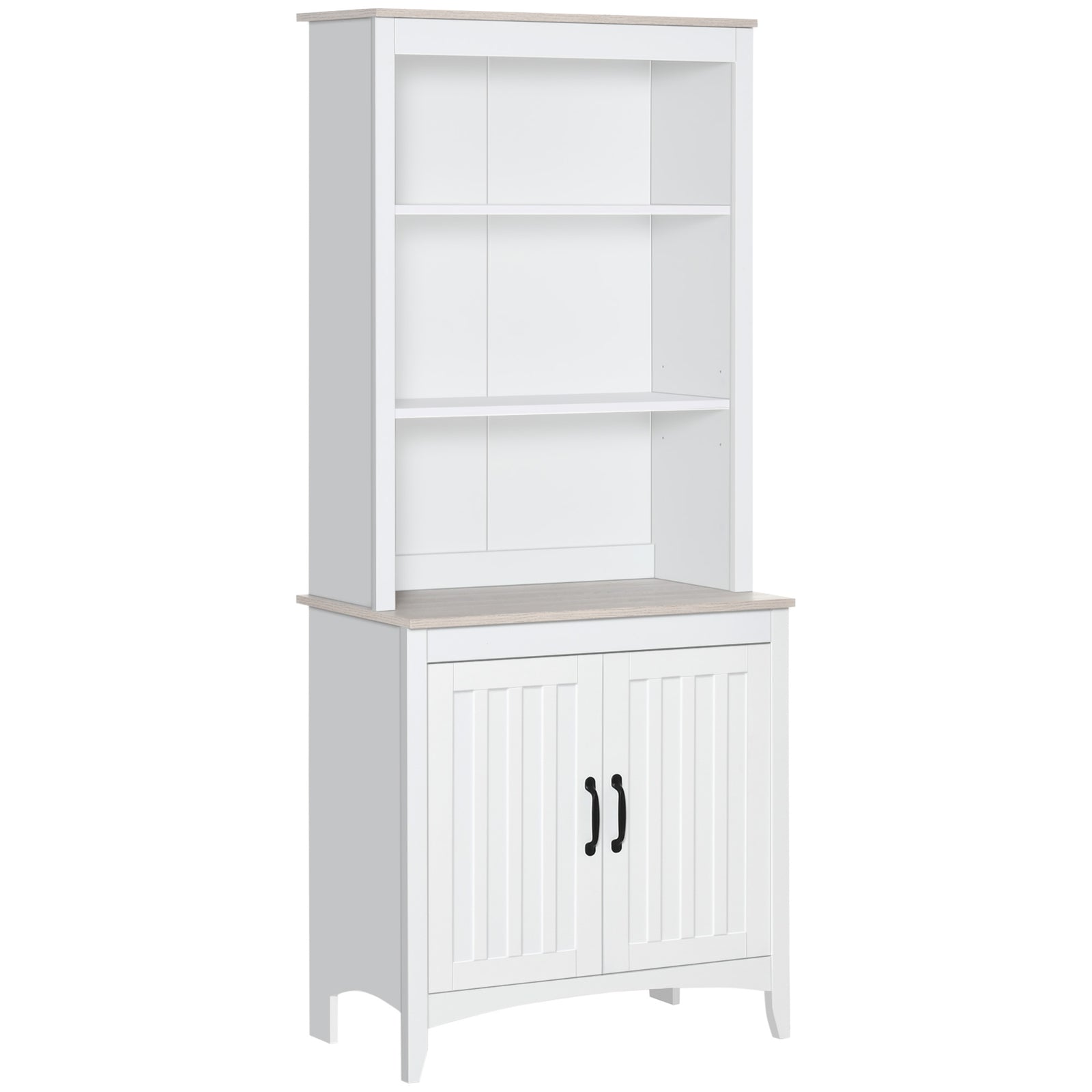 Kitchen Cupboard Freestanding Sideboard With Cabinet Shelves