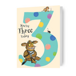 Age 3 Birthday Card Official Product