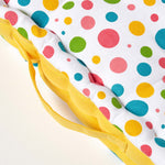 Cotton Multi Coloured Polka Dot Floor Cushion | 50cm x 50cm | Multi Colour