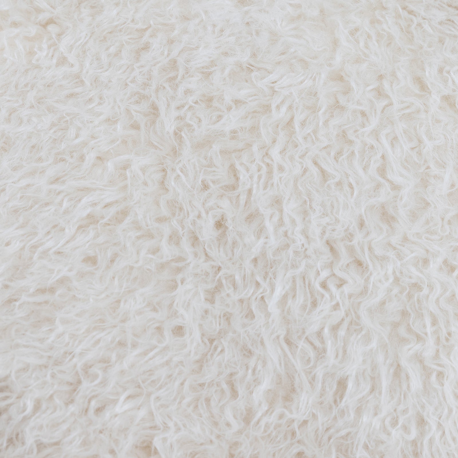 Cocoon Faux Fur Bean Bag Chair | White