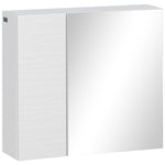 Bathroom Mirror Cabinet Wall Mounted Adjustable Shelf
