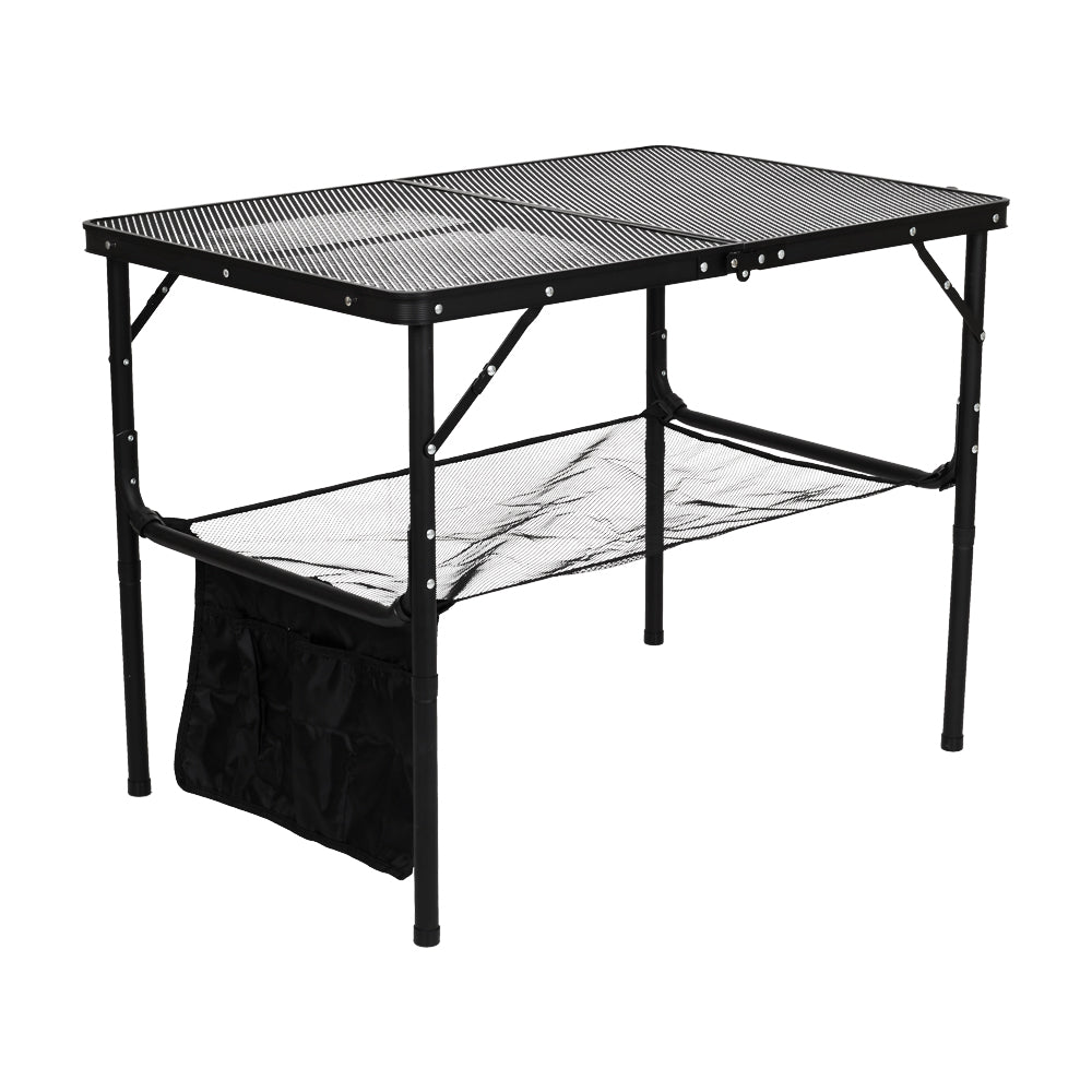 Black Aluminium Alloy Camping Table