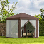 Hexagonal Garden Gazebo Party Tent Patio Marquee Canopy