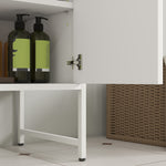 Bathroom Under Sink Cabinet For Basin Without Or With Pedestal | White