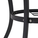 Round Garden Metal Slatted Coffee Table - 80cm Dia X 73cm