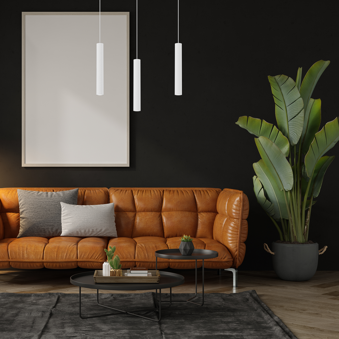 Hudson Triple Pendant Lamp Hand Made High Quality Elegant Cylindrical Design With Matt Finish