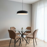 New York Dining Table With 4 Jaydn Leather Chairs | Tan