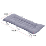 Outdoor Chaise Lounge Cushion Thick Soft And Fade-resistant For Patio Or Pool | Grey