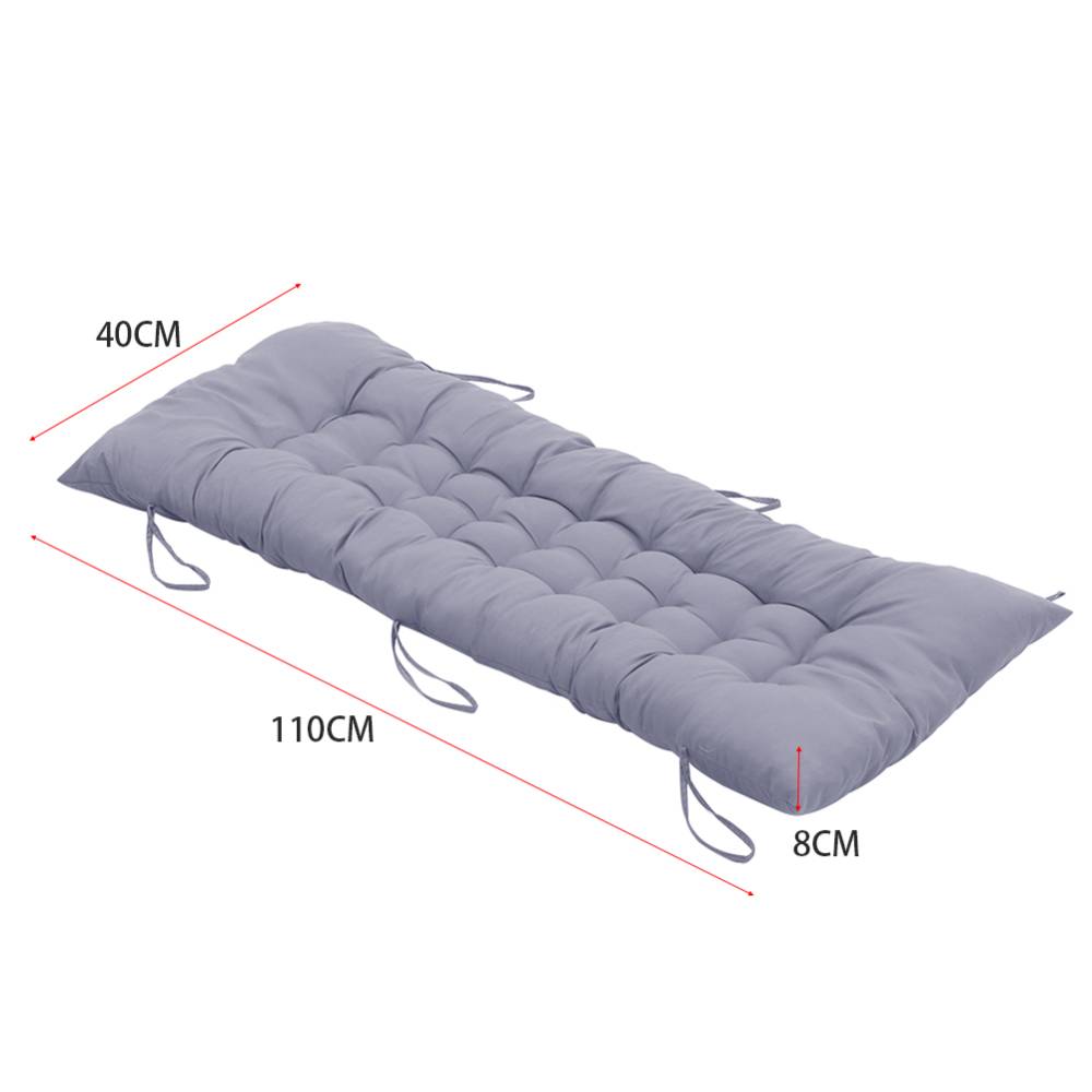 Outdoor Chaise Lounge Cushion Thick Soft And Fade-resistant For Patio Or Pool | Grey