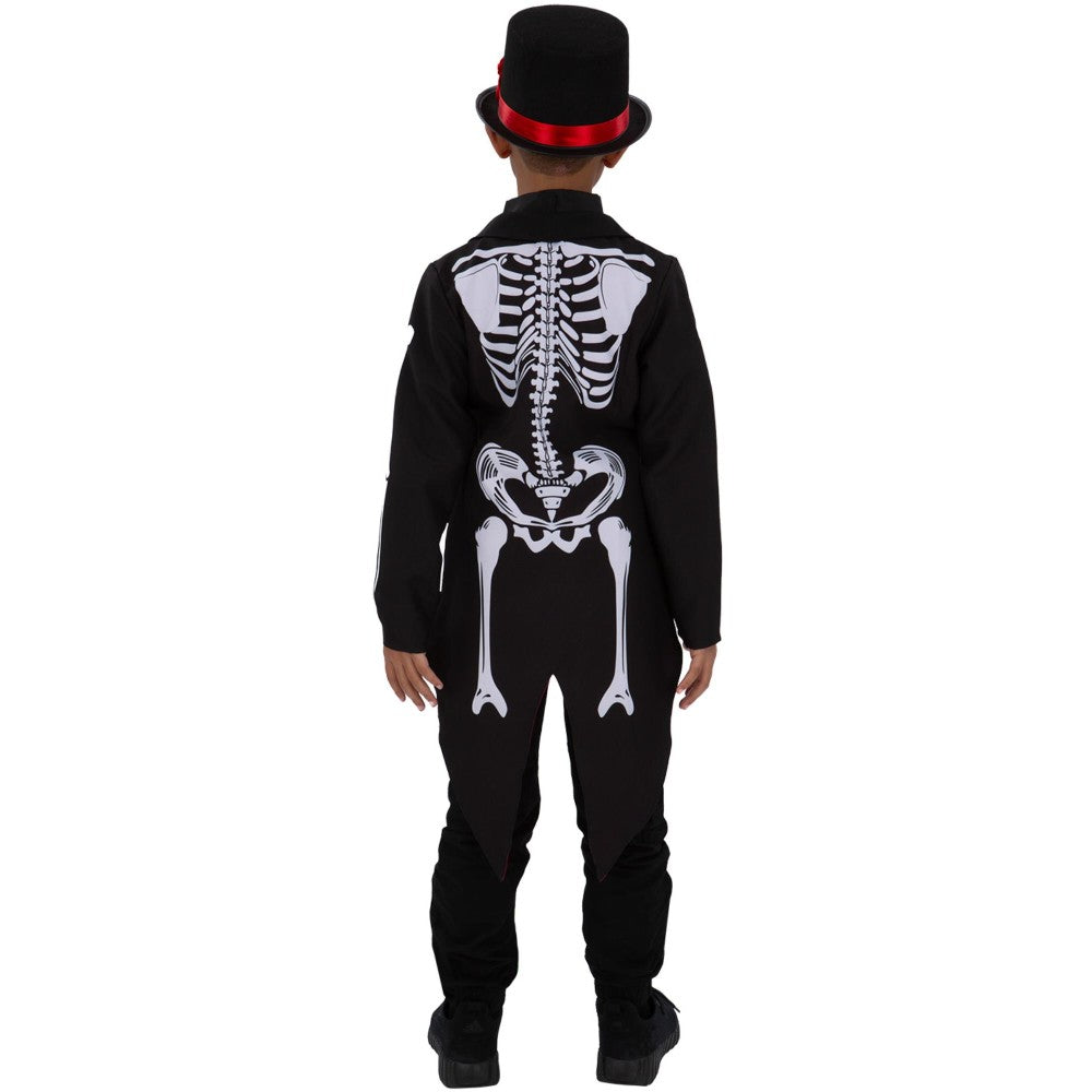 Day Of The Dead Senor Skeleton Costume | Age 7-9