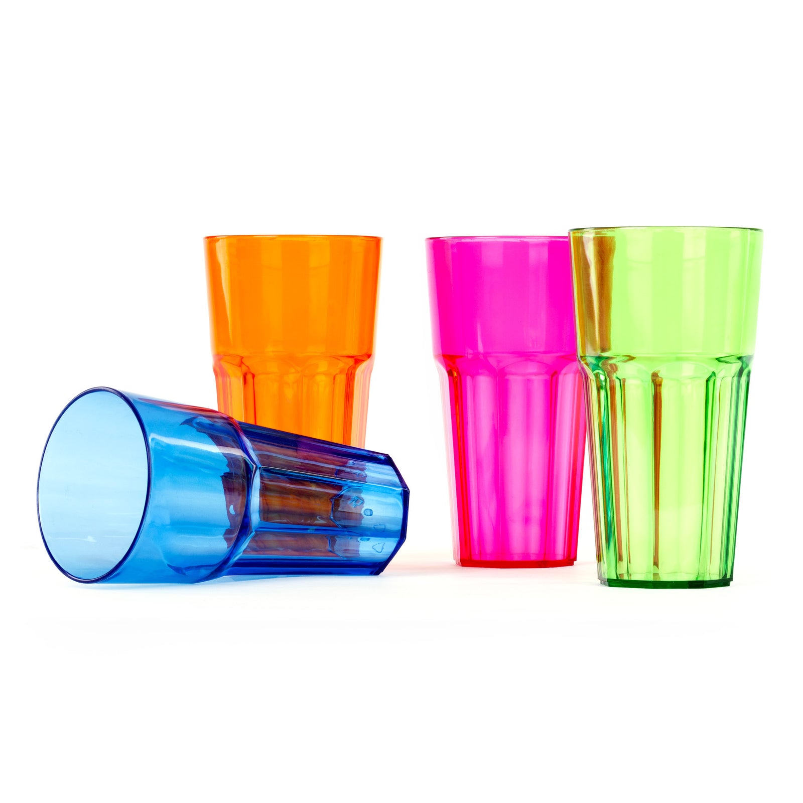 Multicolour Plastic Tumbler Set Of 4