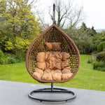 Henley Swing Egg Pod Chair | Brown