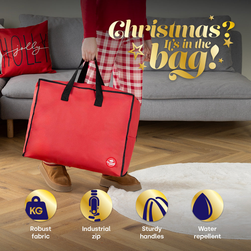 Large Christmas Storage Bag For Ornaments And Wreaths
