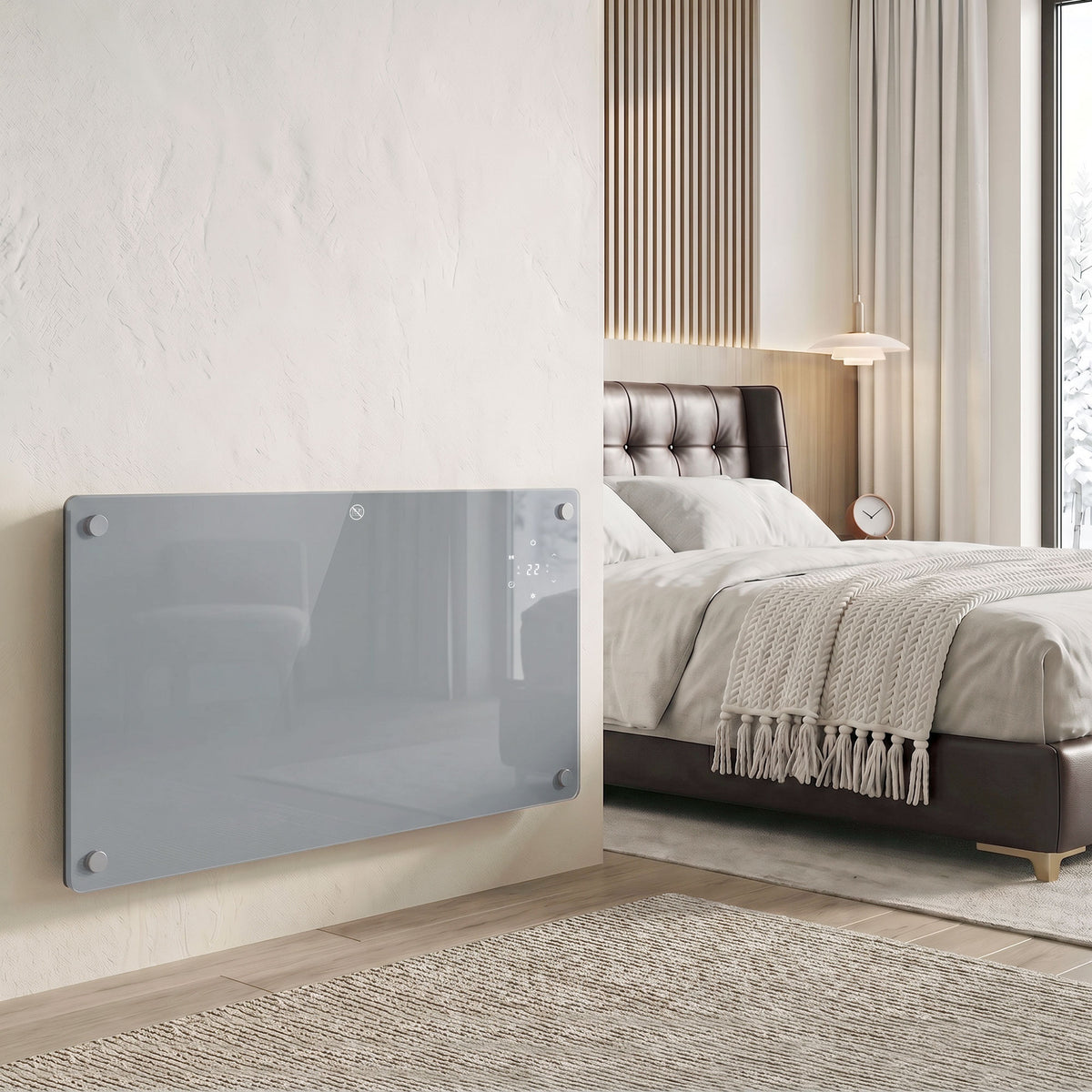 1500w Electric Space Heater Radiator Wifi Smart App | Grey
