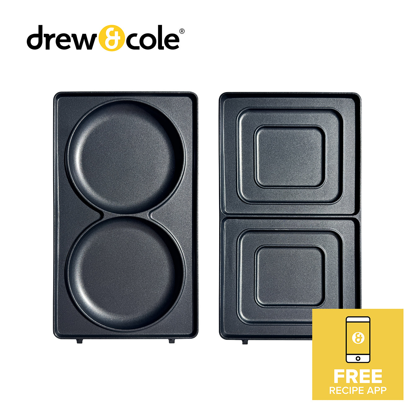 5 Minute Cleverchef Deluxe - Pancake And Toastie Plate Set