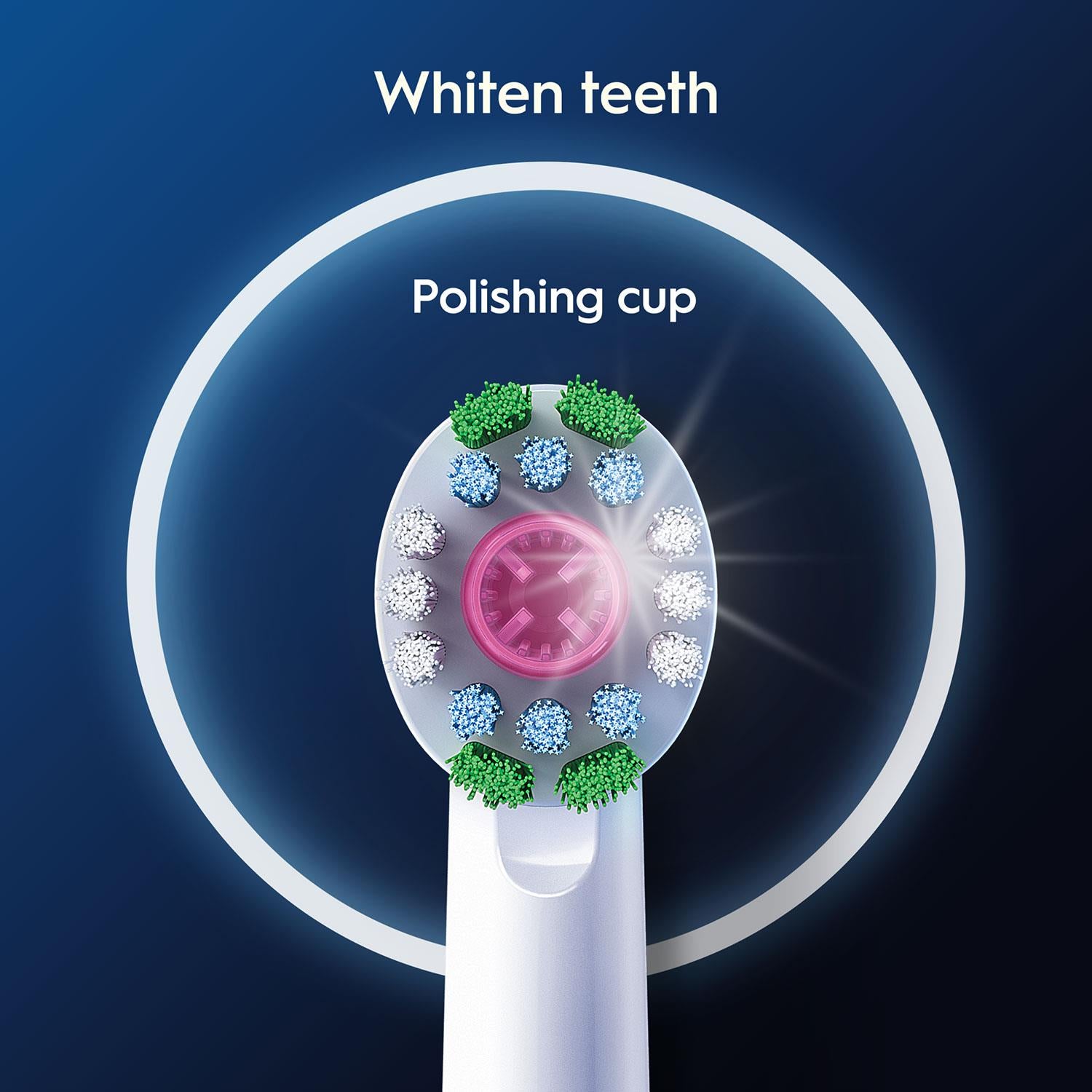 3d White X-filaments Power Toothbrush Refill Replacement Heads, Pack Of 4