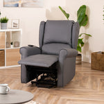Corcoran Electric Riser Recliner With Massage And Heat | Cream