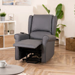 Corcoran Electric Riser Recliner With Massage And Heat | Cream