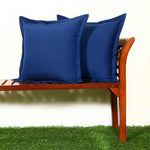 Plain Outdoor Cushion 45 X 45 Cm, Set Of 2 | 45cm x 45cm | Navy Blue