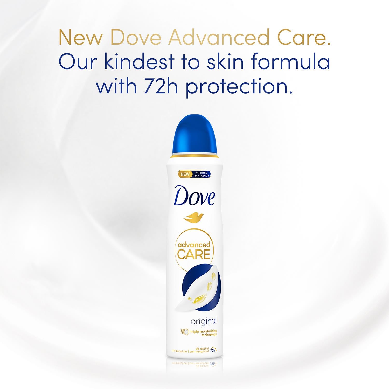 Anti-perspirant Advanced Care Original 72h Deodorant For Women, 6x 150ml | White