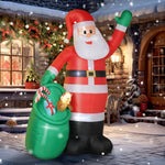 9ft Giant Christmas Blow Up Decoration With Built-in Led Lights