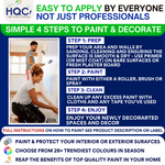 HQC Paints Smooth Masonry Paint -  Weatherproof & Long-lasting Protection For All Exterior Walls