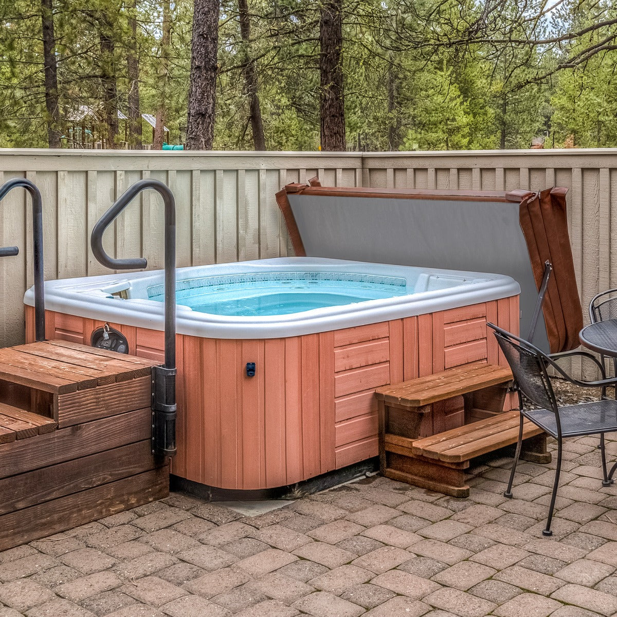 2.2m Hot Tub Spa Cover | Brown